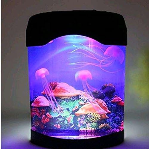 SHSYCER 360 Jellyfish Aquarium Kit with LED Lighting Easy to use USB available