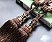 EleCharm 1 Pair Crystal Beads Drapery Tassel Curtain Rope Tie Band Home Decor (Coffee)