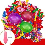 Faburo 1000pcs Multicoloured Water Balloons Kids Outdoor Party view 2