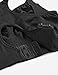 Gratlin Women's Racerback Support Seamless Maternity Nursing Bra Black L - (38D, 38DD, 40B, 40C)