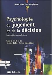 Psychologie du jugement et de la décision