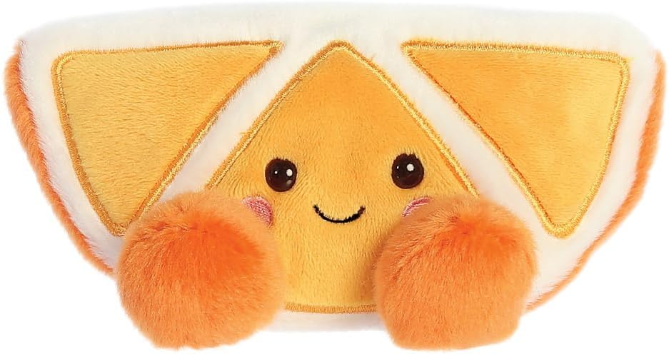 Aurora Palm Pals Tucker Mandarin 5in Soft Toy Orange White