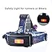 5000 Lumen Headlight WEKSI 3 LED 4 Mode Headlamp Flashlight Torch CREE XM-L2 T6 Helmet Light with Rechargeable Batteries and Wall Charger for Running Hiking Camping Riding Fishing Hunting