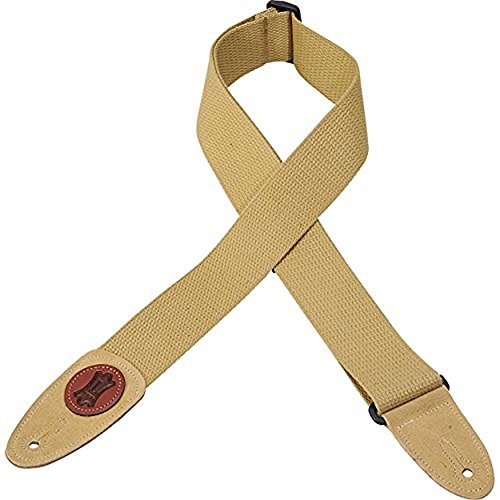 Levy's MSSC8-TAN 2" Cotton Guitar Strap, Tan