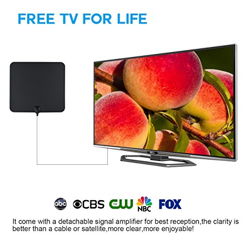 TV-AntennaGET-Indoor-Amplified-HDTV-Antenna-with-50-Mile-Range-Detachable-Amplifier-Signal-Booster-and-132FT-High-Performance-Coax-Cable-for-Better-Reception