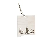 State Christmas Ornaments, Wooden Tree Holiday