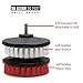 Power Scrubber Set: Drill Brushes & Scouring Pads – Clean Hard Water & Stains 5X Faster – for Tile, Grout, Rim, Corner, Floor, Carpet, Glass Doors, Fiberglass Tubs