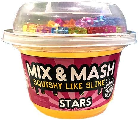 Compound Kings CK-110296 Mix n Mash Yogurt Cup Stars, Yellow