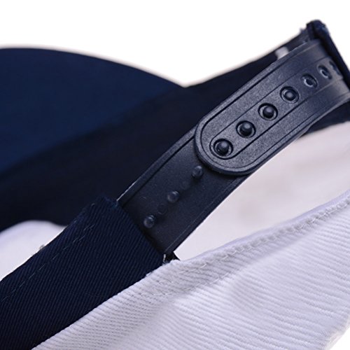 Sailor Captain Hat Embroidery Boat Ship Sailor Hats Adjustable Navy Hats For Children White 1 Pcs