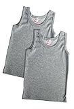 Kids By Brix Ultra Comfort Heather Grey Tank Tops. Size 9/10