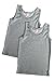Brix Boys' Tank Top Undershirts - Athletic Grey Super Soft Toddler, Boys Active.