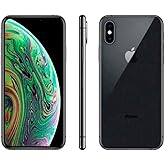 Apple iPhone XS, US Version, 64GB, Space Gray - GSM Carriers (Renewed)