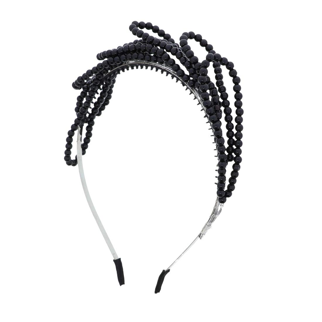 Loopy Pearls HeadbandBlack Beauty