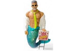 December Diamonds Open House Merman Ornament, 6-Inch Realtor Resin Holiday Decoration