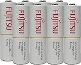 Fujitsu Ready-to-use HR3UTC AA rechargeable battery NiMH 1.2V Min. 1900mAh Made in Japan 8 Pcs