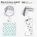 Ezire 20 Pack Corner Guards, Child Corner Guards Safety Edge Clear Corner Protector with 3M Adhesive and Keep Children Safe Protect from Injury around the House