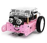 Makeblock mBot Robot Kit, DIY Mechanical Building Block, STEM Education, Entry-Level Programming Improves Kids' Logical Thinking and Creativity. (Pink, 2.4G Version, Classroom)