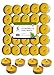 50 Citronella Tealight Candles - Deet Free Natural Insect Mosquito Repellent - Indoor/Outdoor - 50 Pack - Made in USA