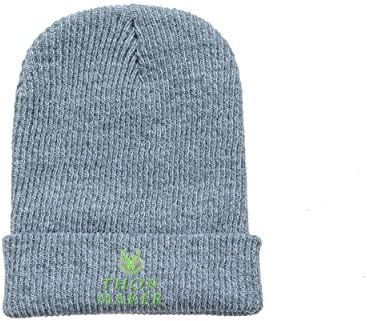 FeelHat thon Favorite Player Maker Beanie Gray Warm Woolen Cap Authentic One Fit All Embroid Men/Women/Children