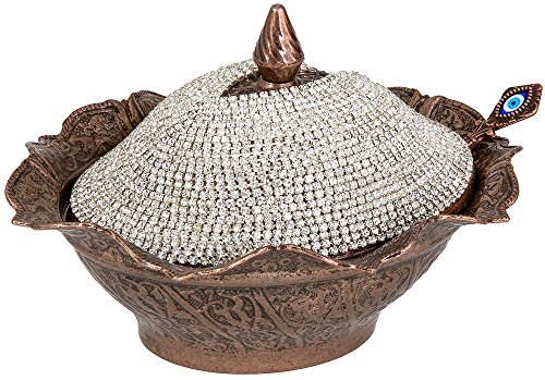 2 Swarovski+Crystal+Handmade+Chocolate+Serving