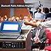 Wireless Bluetooth Karaoke Amplifier – 300 Watts 2 Channel  Digital Home Audio PA Receiver System 2 Microphone Input Control, FM Radio, USB,12 Volt Power Option – Pyle PFA600BUthumb 4