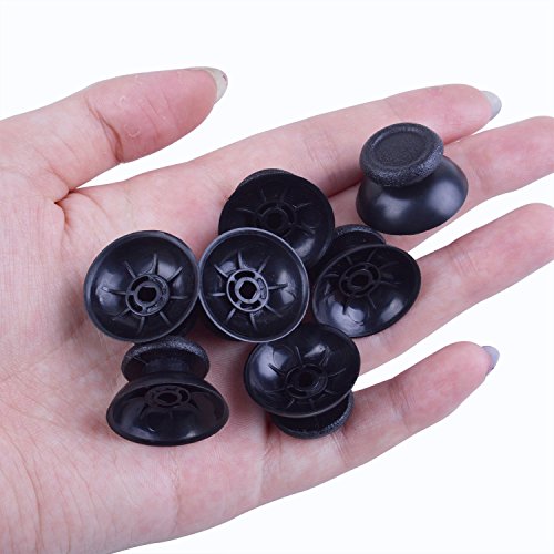 BronaGrand 5 Pairs Black Replacement Analog Stick Thumbsticks Thumb
