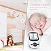 Video Baby Monitor with Night Vision Camera,Two Way Audio System,Temperature Sensor and Large Transmission Range