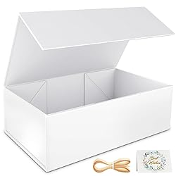 RYDDOY White Gift Box, 9.5x6x3'' Gift boxes for