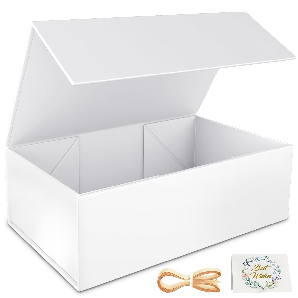 RYDDOY White Gift Box, 9.5x6x3'' Gift boxes for