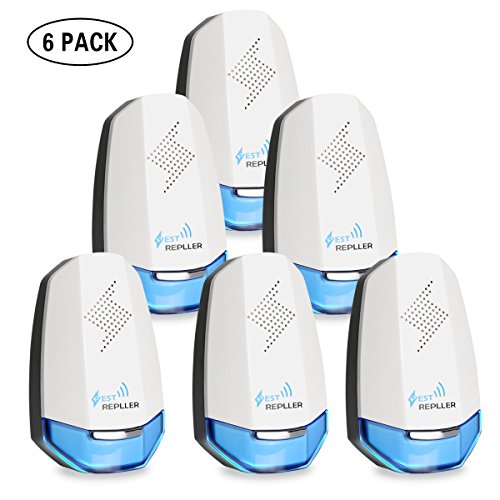 Trofoty Ultrasonic Pest Repeller, Electronic Plug In Pest Control 2018 Upgraded,Get Rid of Rats,Mites,Mosquito, Ant, Flea, Roaches, Cockroaches, Fruit Fly, Rodent,(6 Pack) - Thumbnail 7