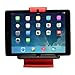 Aduro U-Grip Adjustable Universal Fridge / Wall Mount for Tablets, Apple iPad, Galaxy Tablet (Retail Packaging) (Black/Red)