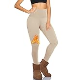 Hi Clasmix Fleece Lined Leggings for Women - High Waisted Winter Yoga Pants, Warm Thermal Running Workout Tights