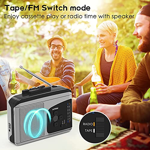 AM/FM Radio Cassette Player Converter, Voice Recorder, MYPIN Portable