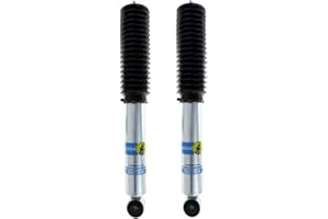 Trendsauto B8 5100 Series Pair of Front Monotube Shocks fits 2001-2010 Silverado Sierra 2500 HD with 2" Front Lift | Improves Ride Quality, Handling, and Comfort | TrendsAuto Decal | 24-186735