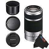 Sony E 55-210mm F4.5-6.3 OSS Lens For Sony E-Mount Cameras (Silver)