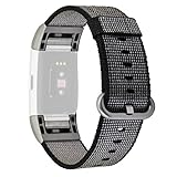 Fitbit Charge 2 Nylon Band, Aokay Woven Nylon Replacement Band for Fitbit Charge 2 Heart Rate, Small & Large