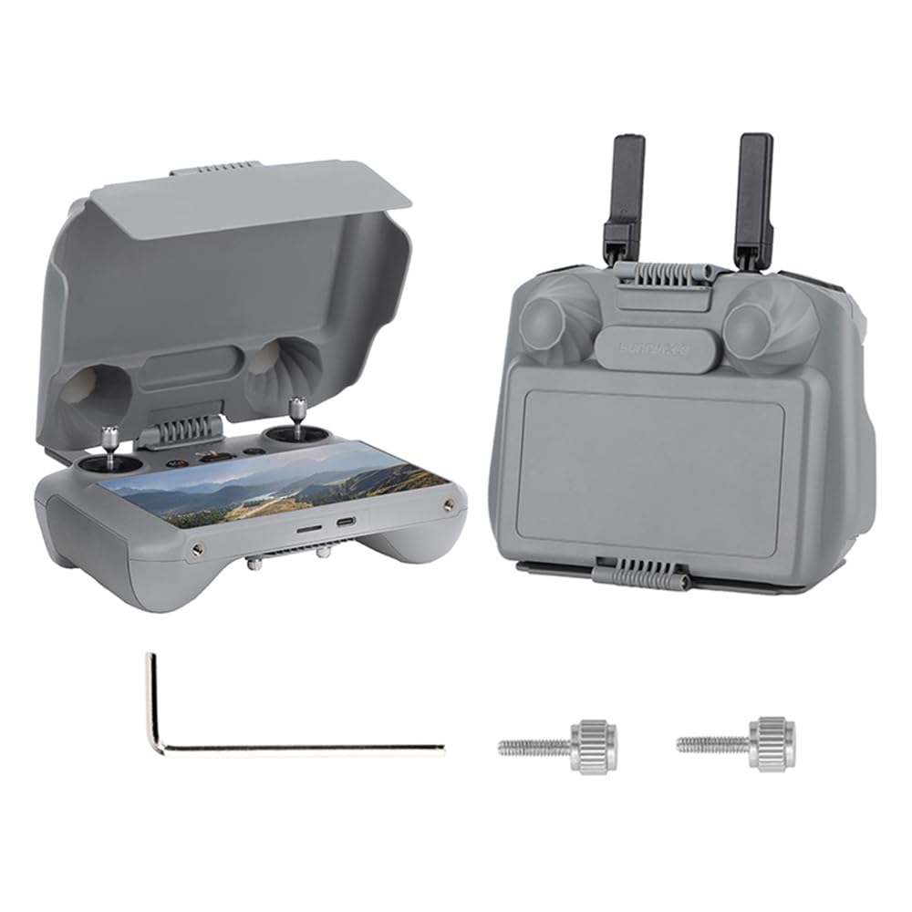 Sun Hood Cover Remote Control Sunshade Screen Protector For DJI RC 2, 2-in-1 Protector for DJI Air 3 with Scrren Controller Drone Accessories