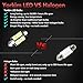 Yorkim 7440 Led Bulb, 7443 Led Bulbs, 7440 LED for Reverse Light, Back Up Light, Brake Light, T20 W21W Ultra Bright 5730 33SMD - Pack of 2, White