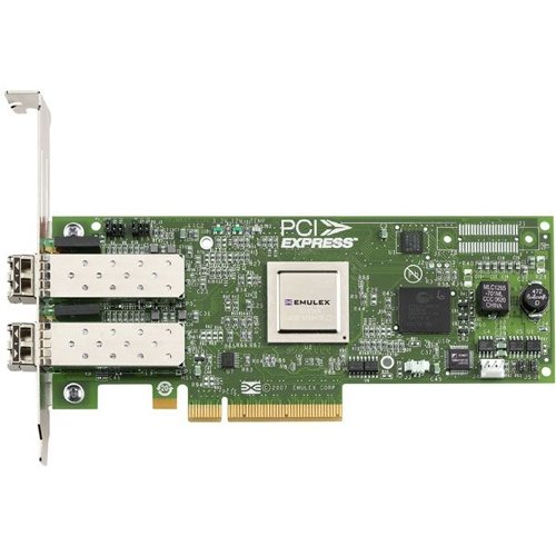 Emulex LightPulse LPe12002 Fibre Channel Host Bus Adapter. LPE12002-M8 2CH 8GB PCIE 3.3/5V FC HBA LOW PROFILE W/STD BRACKET FIBR-C. 2 x LC - PCI Express 2.0 - 8Gbps