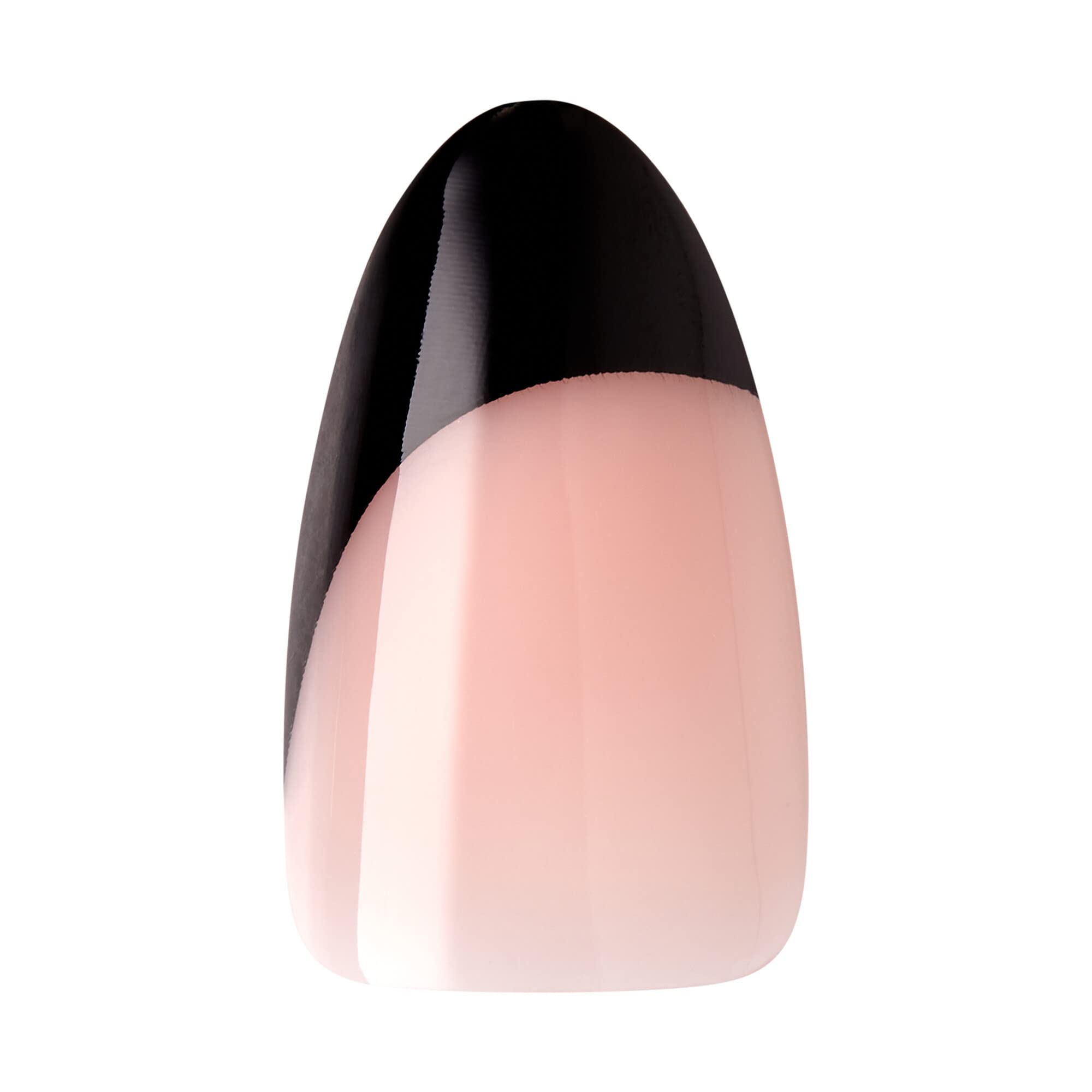 KISS Voguish Fantasy Fake Nails – Magnifique, Fashion Acrylic Nails, Medium, Almond Shaped, Glossy, Dark Black, Ready To Wear, No Damage/No Dry Time, Waterproof, Smudge Proof | 28 Count - Image 7