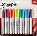 2 Packs of Sharpie Assorted Colored, Fine Point Permanent Markers, 12-Count, Total of 24 Markers