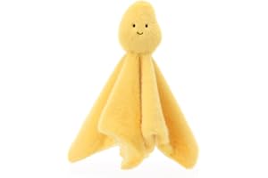 Apricot Lamb Mango Cuddly Soft Loveys Security Blanket for Baby Boy and Girl, 14x14 Inches for Newborn, Infant and Toddlers