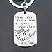 WUSUANED Never Drive Faster Than Your Guardian Angel Can Fly Keychain Bracelet New Driver Gift Sweet 16 Gift (guardian angel keychain)
