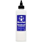 Micro-Mark Thinner &ndash; 8 oz | Professional-Grade Thinner for Acrylics, Enamels &amp; More | Ideal for Precision Model Painting &amp; Crafting