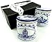 Stroopie Stroopwafels, 8.8 oz Delft Tins in a Gift Box (Pack of 2)