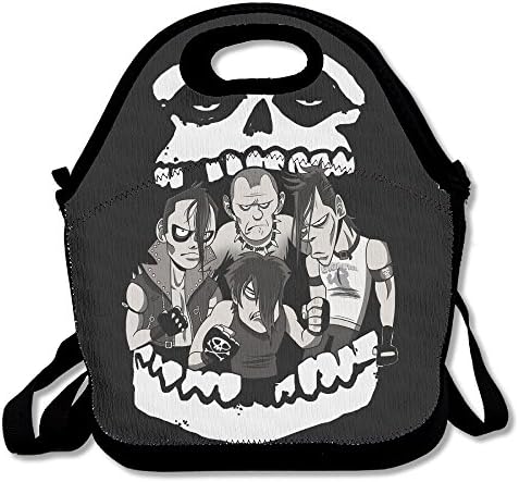 Black Misfits Logo Unisex Lunch Tote For Woman Man Kid