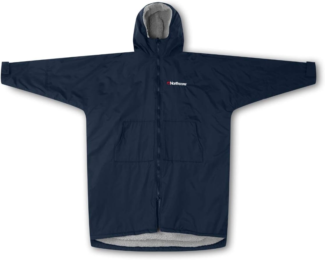 Northcore Surfing and Watersports Accessories - Beach Basha Sport Long Sleeve Changing Robe Blue - Image 5