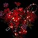 innotree 3 Pack Fairy Lights, 10ft 30 LED String Lights Battery Operated, Copper Wire Lights, Starry String Lights, IP67 Waterproof LED Moon Lights Firefly Lights for Bedroom, Party - Red