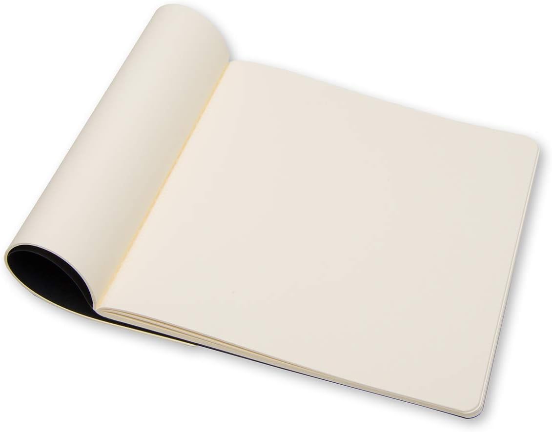 Moleskine Art Sketch Album, Hard Cover, Square (7.5" x 7.5") Plain/Blank, Black, 88 Pages: Moleskine: Office Products