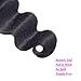 ULOVE HAIR Brazilian Virgin Hair Body Wave 3 Bundles Remy Human Hair 100% Unprocessed Hair Extensions Natural Color (14 16 18Inch)